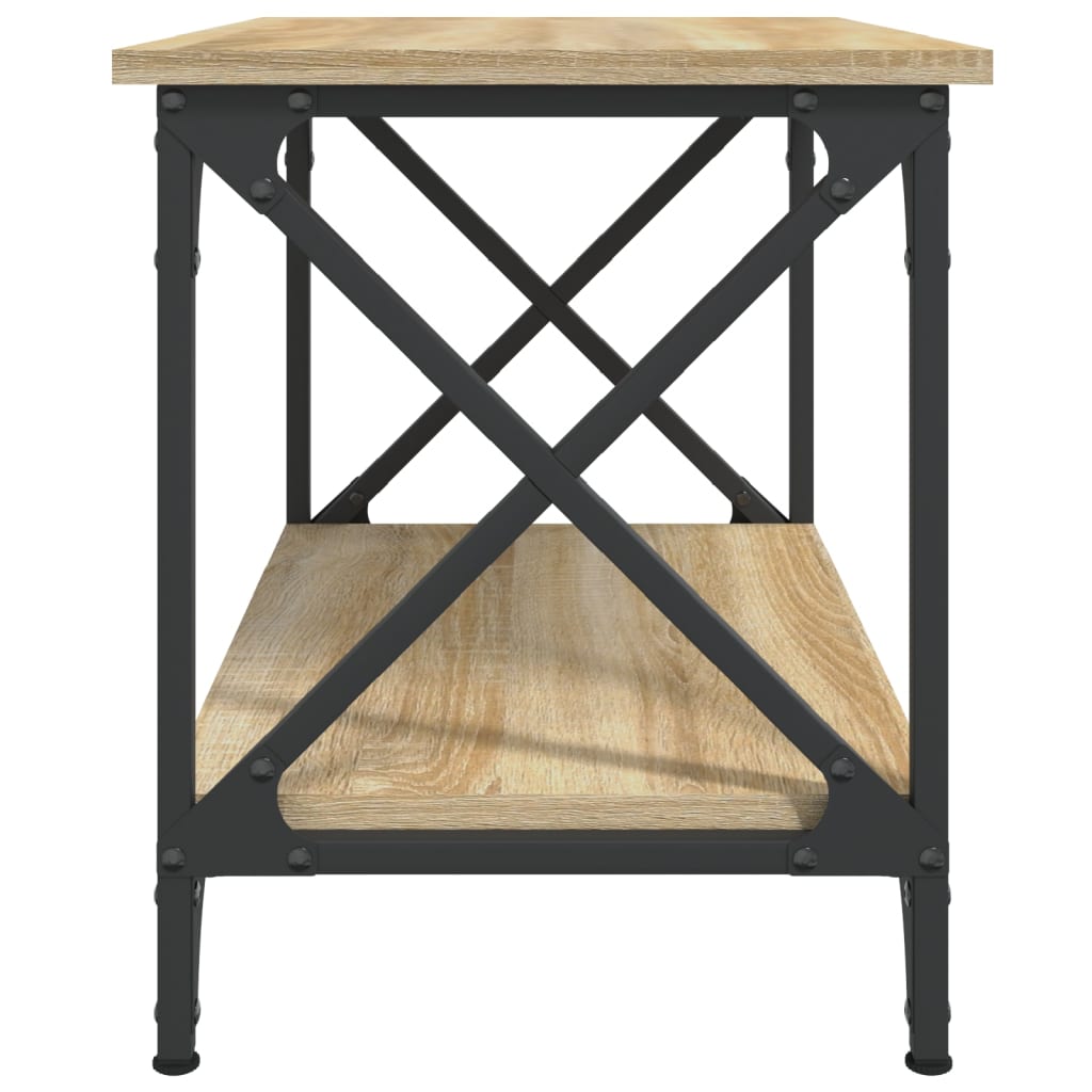 vidaXL Masă laterală, stejar sonoma, 55x38x45 cm, lemn prelucrat vidaXL Masă laterală, stejar sonoma, 55x38x45 cm, lemn prelucrat