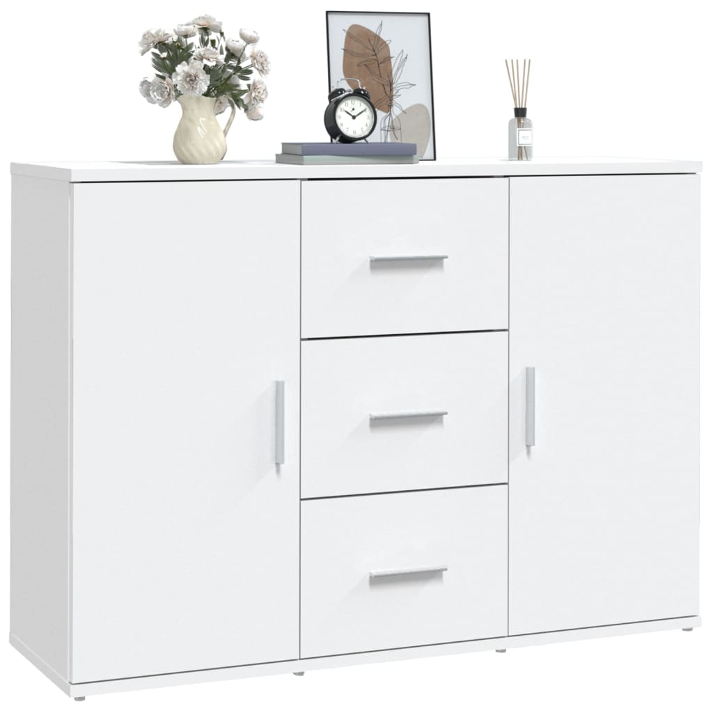 vidaXL Dulap, alb, 91x29,5x65 cm, lemn prelucrat vidaXL Dulap, alb, 91x29,5x65 cm, lemn prelucrat