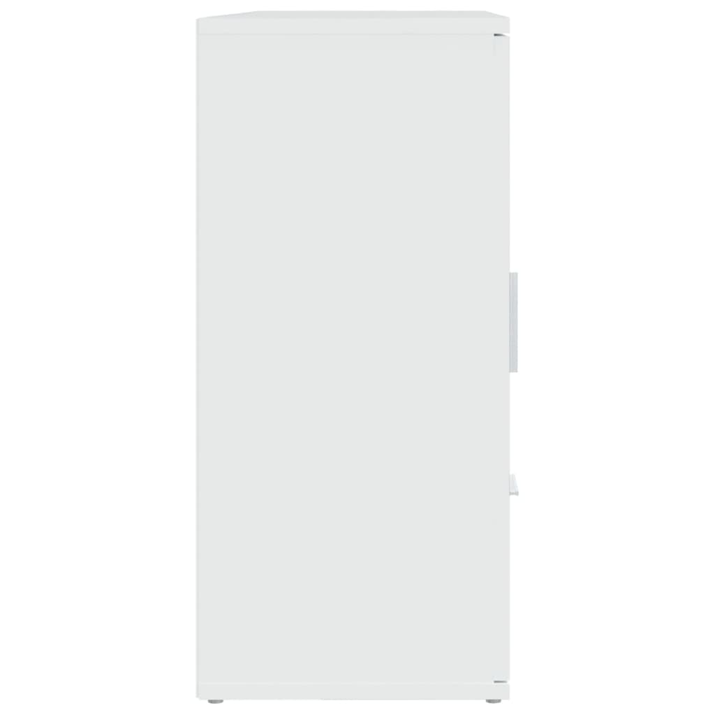 vidaXL Dulap, alb, 91x29,5x65 cm, lemn prelucrat vidaXL Dulap, alb, 91x29,5x65 cm, lemn prelucrat