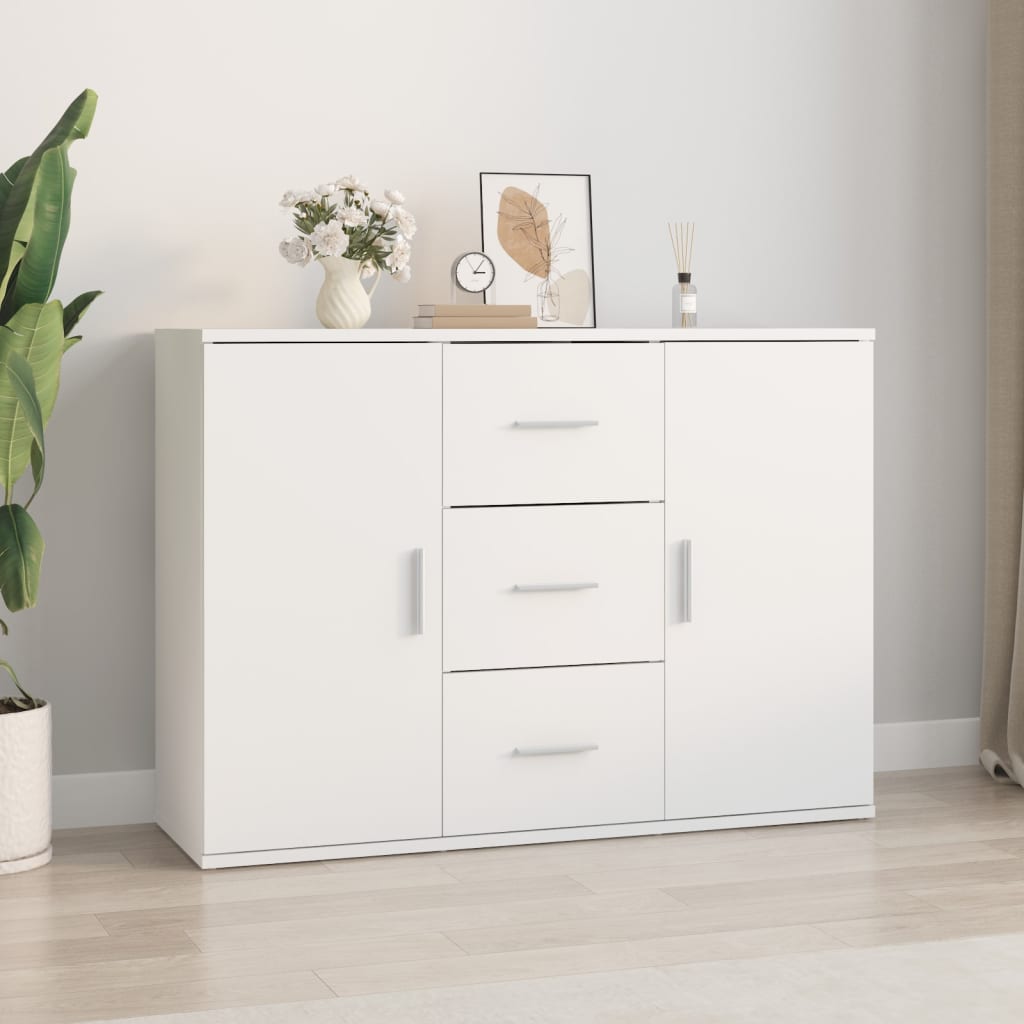 vidaXL Dulap, alb, 91x29,5x65 cm, lemn prelucrat vidaXL Dulap, alb, 91x29,5x65 cm, lemn prelucrat