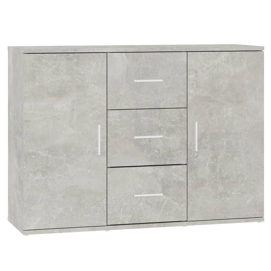 vidaXL Servantă, gri beton, 91x29,5x65 cm, lemn prelucrat vidaXL Servantă, gri beton, 91x29,5x65 cm, lemn prelucrat