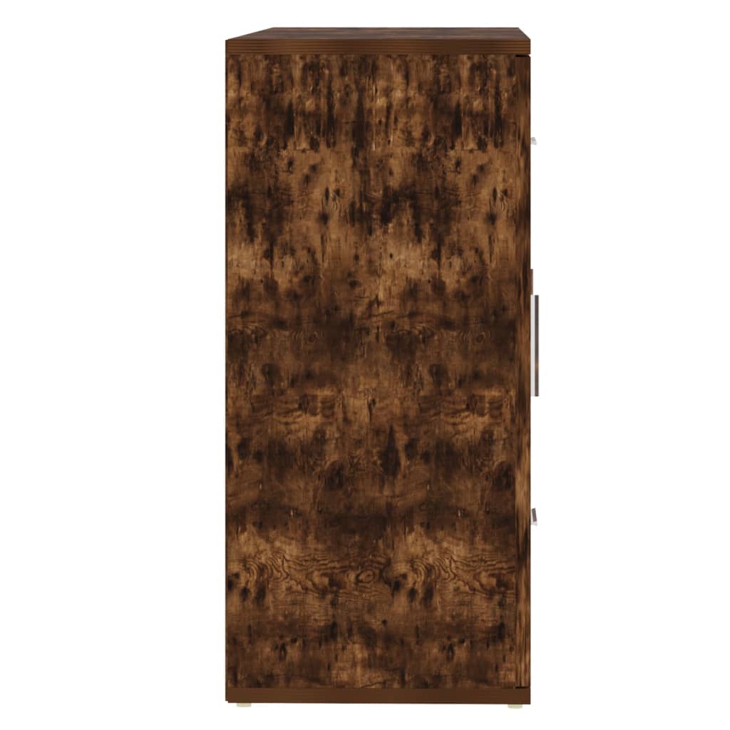 vidaXL Dulap, stejar fumuriu, 91x29,5x65 cm, lemn compozit
