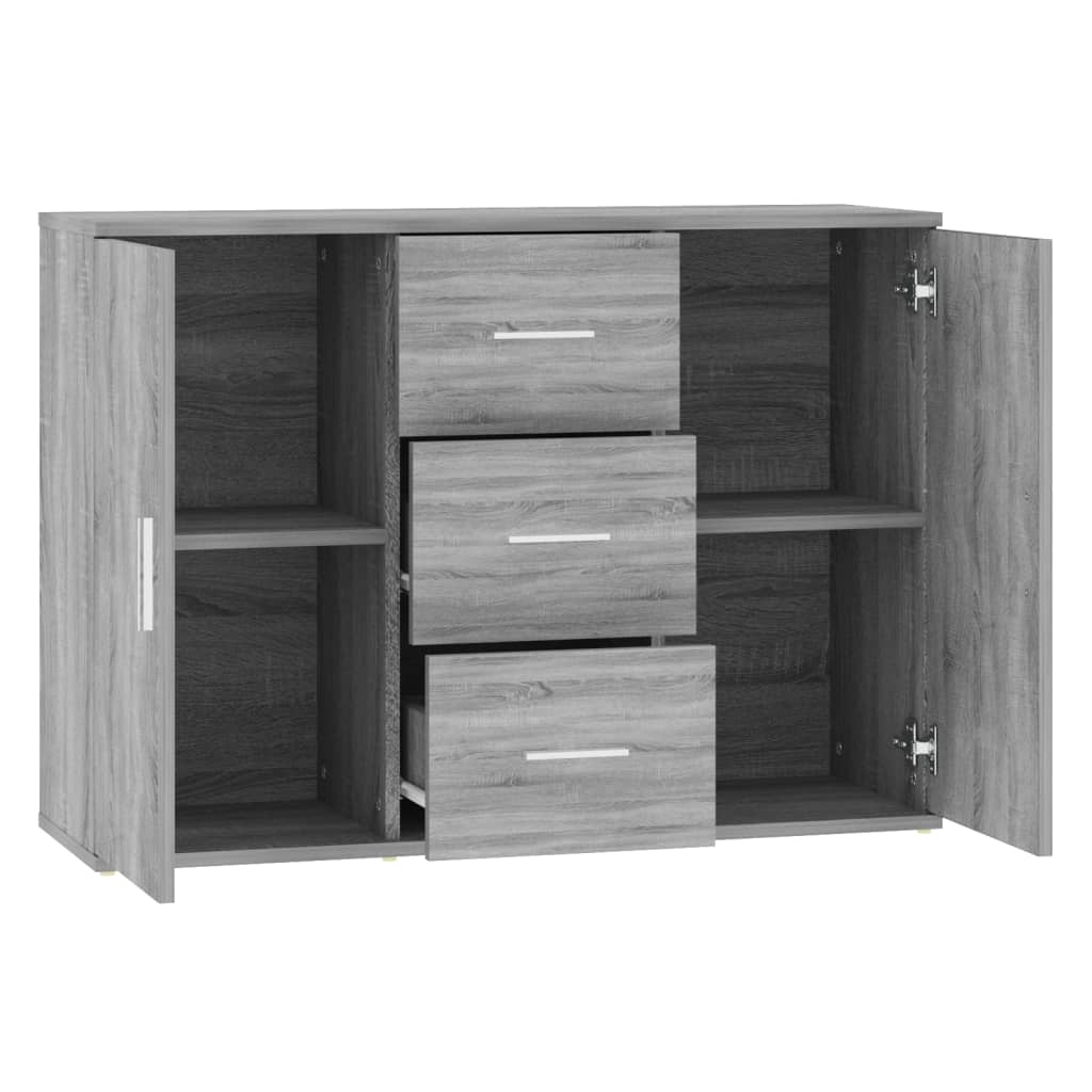 vidaXL Dulap, gri sonoma, 91x29,5x65 cm, lemn compozit vidaXL Dulap, gri sonoma, 91x29,5x65 cm, lemn compozit
