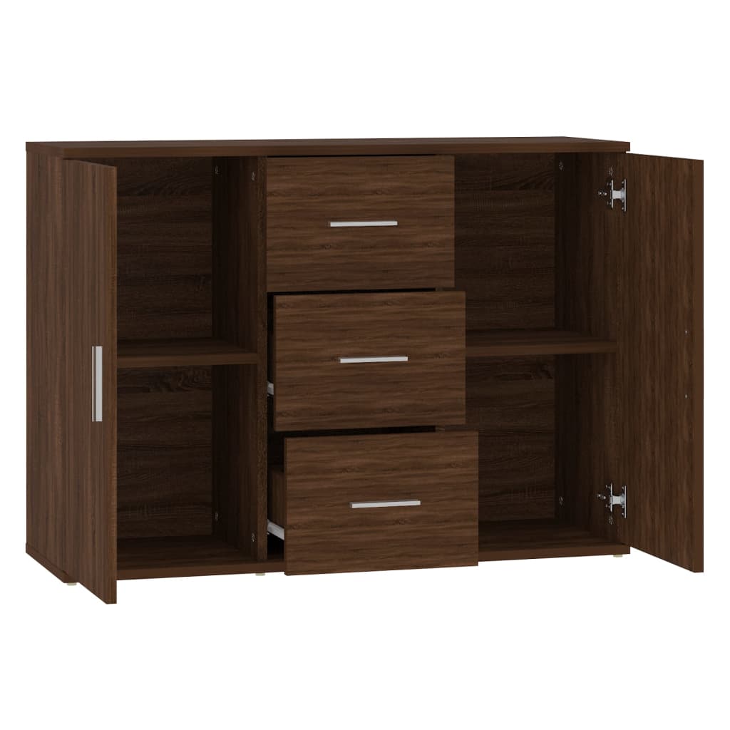 vidaXL Dulap, stejar maro, 91x29,5x65 cm, lemn compozit