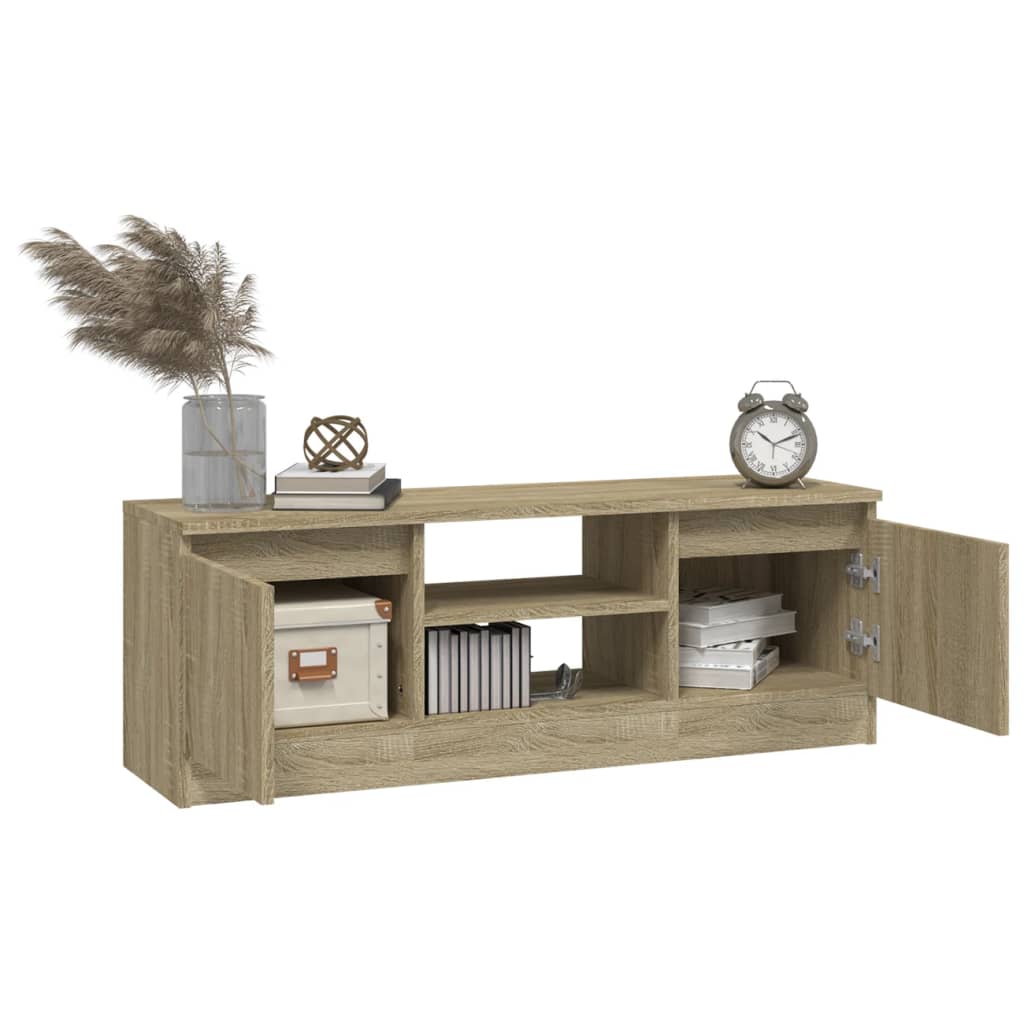 vidaXL Comodă TV cu ușă, stejar sonoma, 102x30x36 cm vidaXL Comodă TV cu ușă, stejar sonoma, 102x30x36 cm