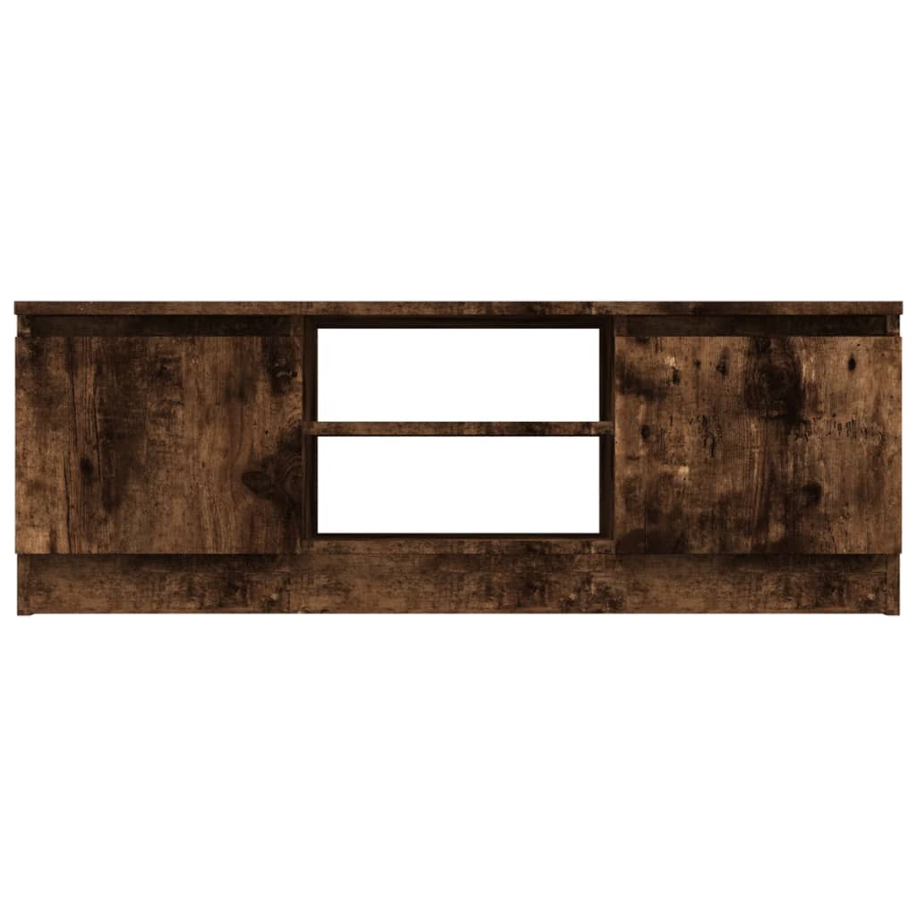 vidaXL Comodă TV cu ușă, stejar fumuriu, 102x30x36 cm vidaXL Comodă TV cu ușă, stejar fumuriu, 102x30x36 cm