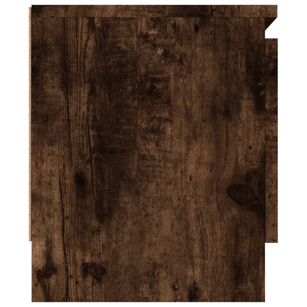 vidaXL Comodă TV cu ușă, stejar fumuriu, 102x30x36 cm vidaXL Comodă TV cu ușă, stejar fumuriu, 102x30x36 cm