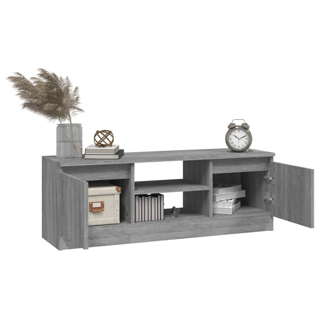 vidaXL Comodă TV cu ușă, gri sonoma, 102x30x36 cm vidaXL Comodă TV cu ușă, gri sonoma, 102x30x36 cm