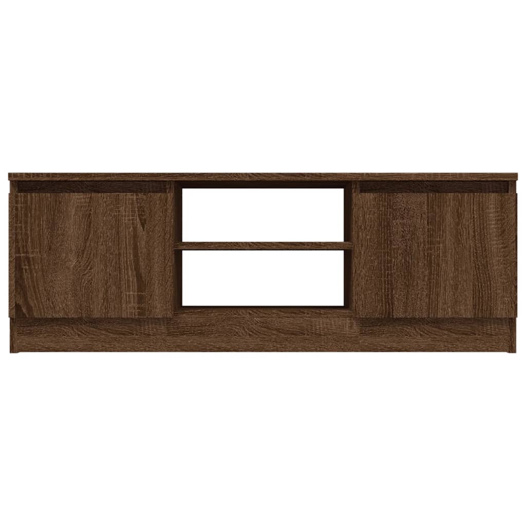 vidaXL Comodă TV cu ușă, stejar maro, 102x30x36 cm vidaXL Comodă TV cu ușă, stejar maro, 102x30x36 cm