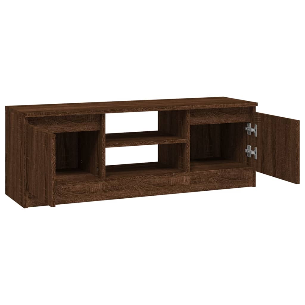 vidaXL Comodă TV cu ușă, stejar maro, 102x30x36 cm vidaXL Comodă TV cu ușă, stejar maro, 102x30x36 cm