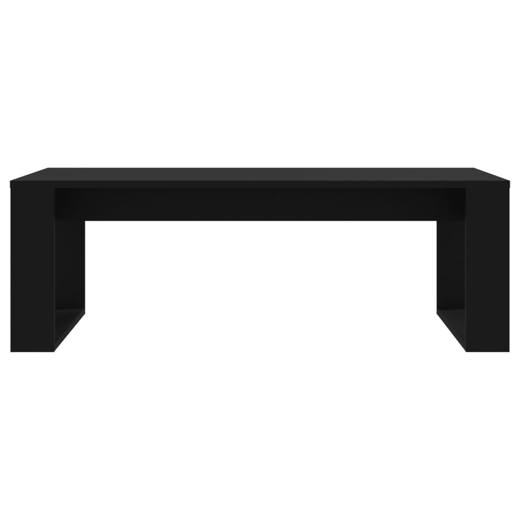 vidaXL Măsuță de cafea, negru, 102x50x35 cm, lemn compozit vidaXL Măsuță de cafea, negru, 102x50x35 cm, lemn compozit