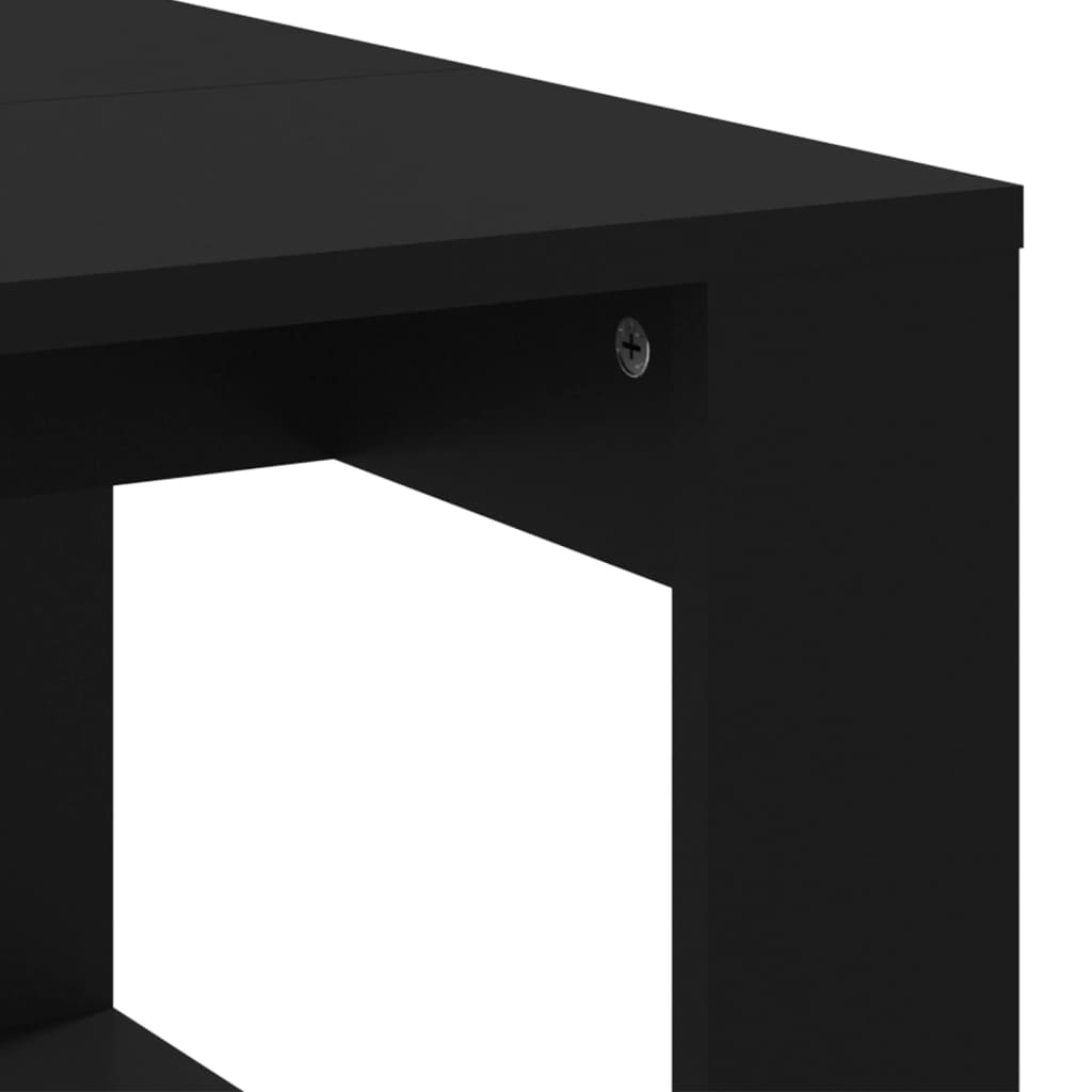 vidaXL Măsuță de cafea, negru, 102x50x35 cm, lemn compozit vidaXL Măsuță de cafea, negru, 102x50x35 cm, lemn compozit