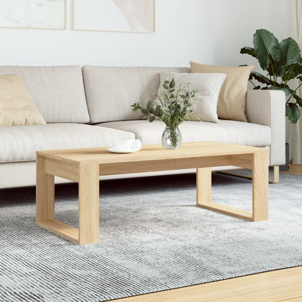 vidaXL Măsuță de cafea, stejar sonoma, 102x50x35 cm, lemn prelucrat vidaXL Măsuță de cafea, stejar sonoma, 102x50x35 cm, lemn prelucrat