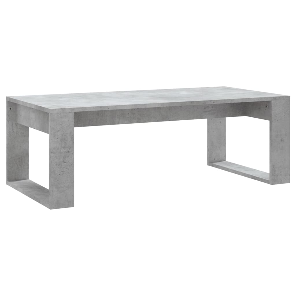 vidaXL Măsuță de cafea, gri beton, 102x50x35 cm, lemn prelucrat vidaXL Măsuță de cafea, gri beton, 102x50x35 cm, lemn prelucrat