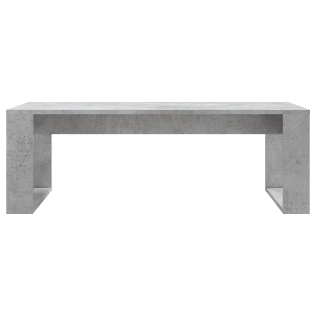 vidaXL Măsuță de cafea, gri beton, 102x50x35 cm, lemn prelucrat vidaXL Măsuță de cafea, gri beton, 102x50x35 cm, lemn prelucrat