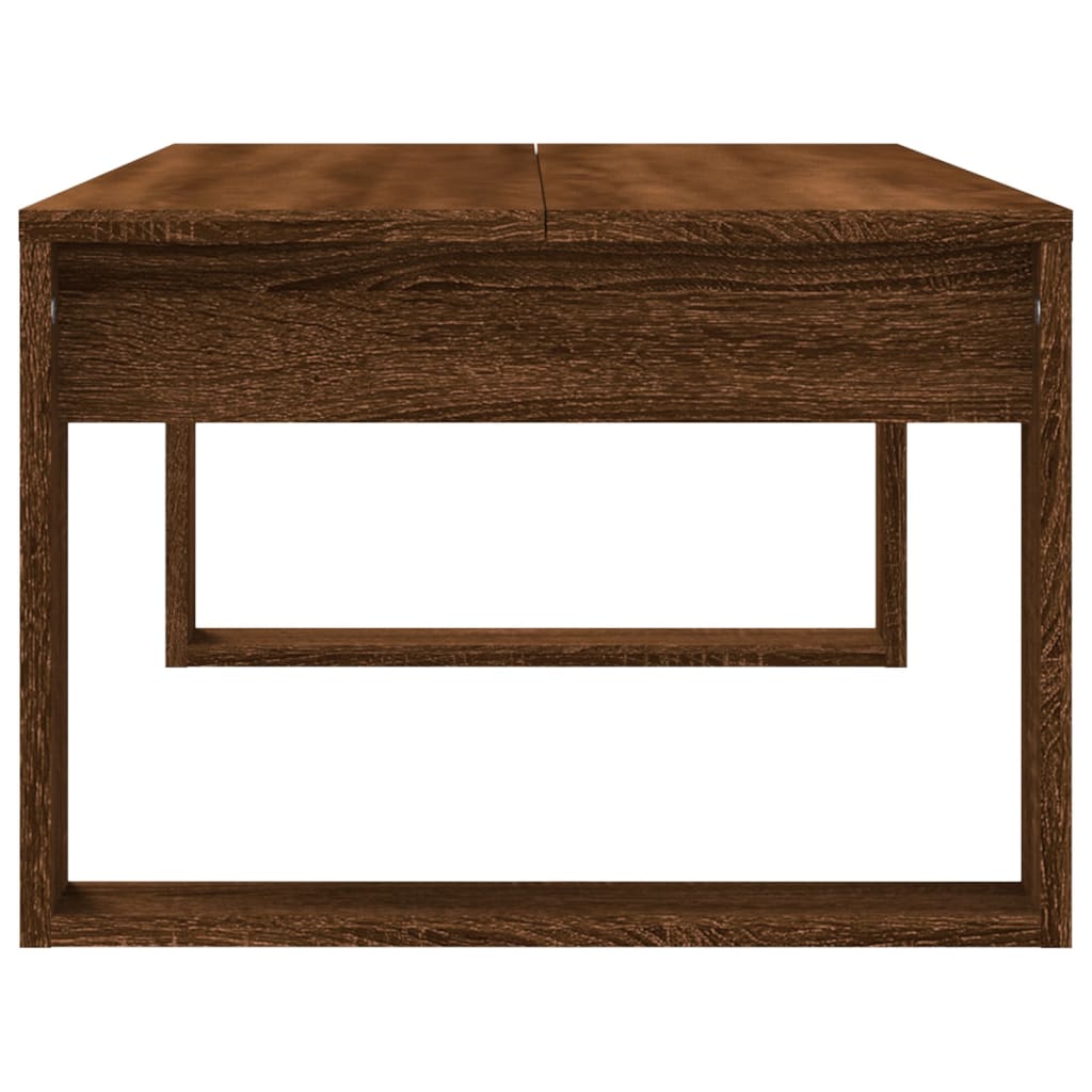 vidaXL Măsuță de cafea, stejar maro, 102x50x35 cm, lemn prelucrat vidaXL Măsuță de cafea, stejar maro, 102x50x35 cm, lemn prelucrat