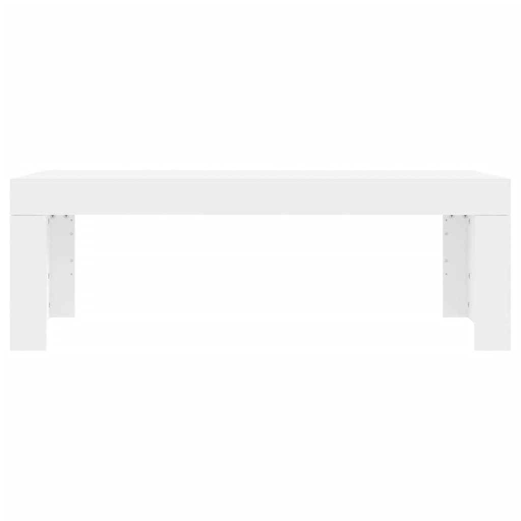 vidaXL Măsuță de cafea, alb, 102x50x36 cm, lemn prelucrat