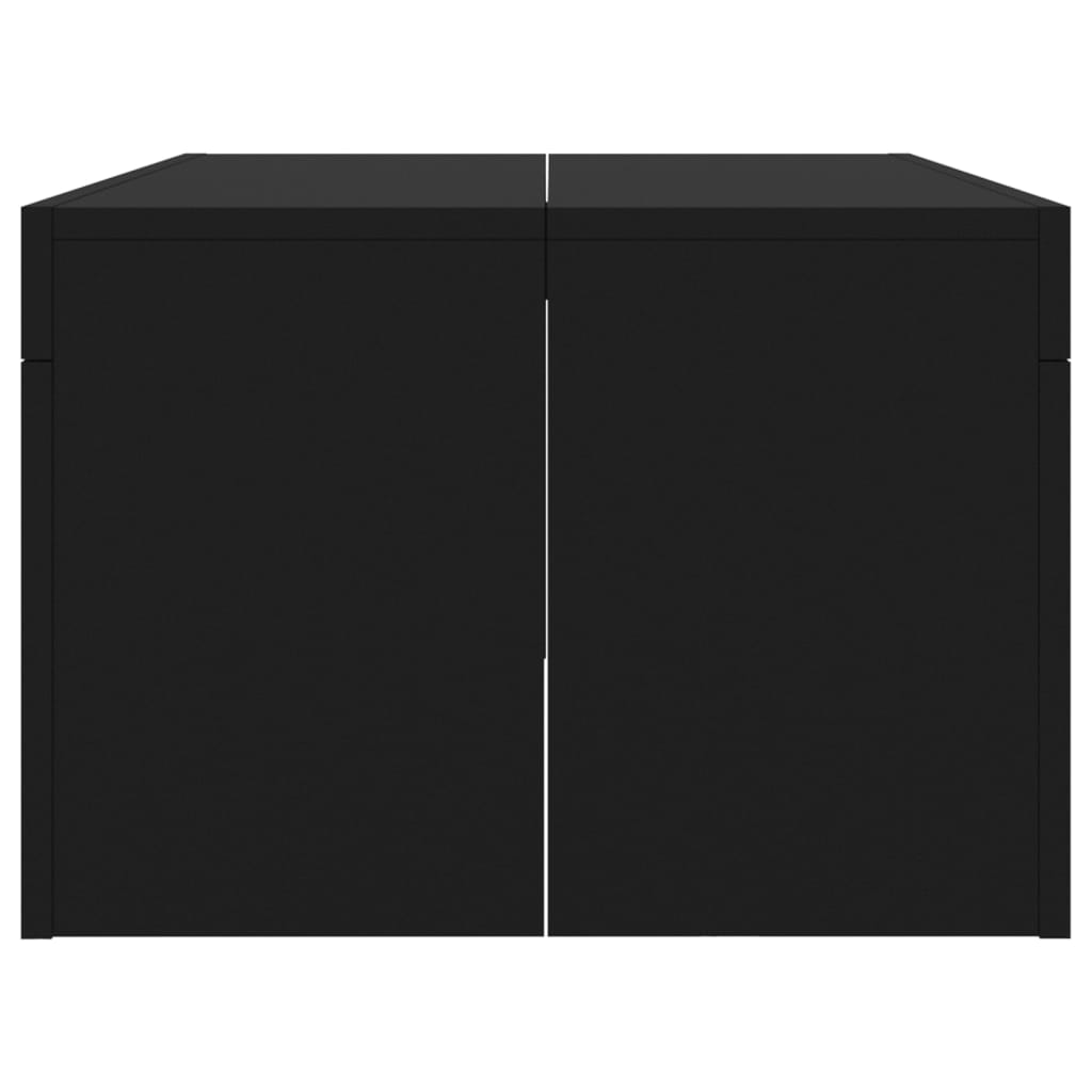 vidaXL Măsuță de cafea, negru, 102x50x36 cm, lemn prelucrat vidaXL Măsuță de cafea, negru, 102x50x36 cm, lemn prelucrat
