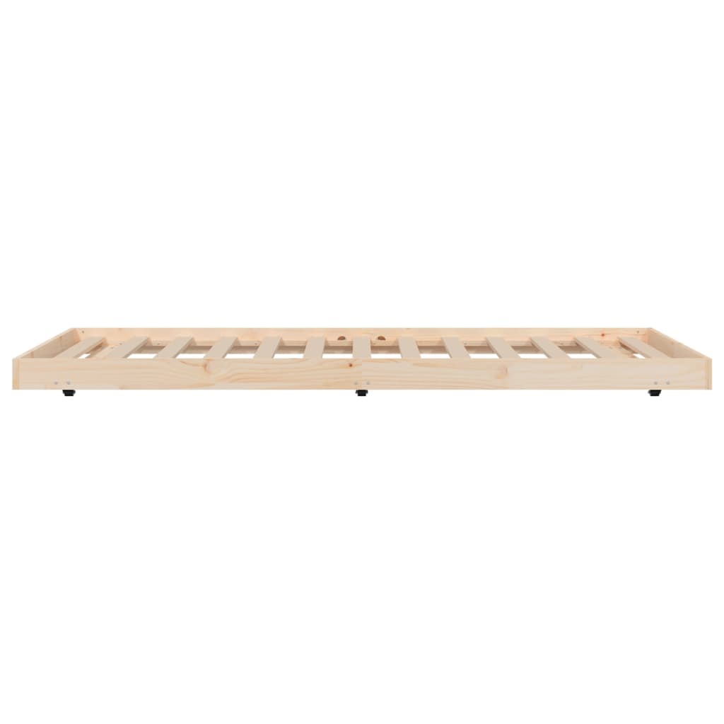 vidaXL Cadru de pat fără saltea, 80x200 cm, lemn masiv de pin