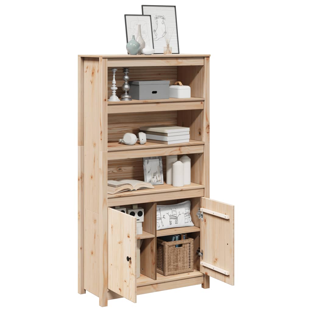 vidaXL Dulap înalt, 80x35x154 cm, lemn masiv de pin vidaXL Dulap înalt, 80x35x154 cm, lemn masiv de pin