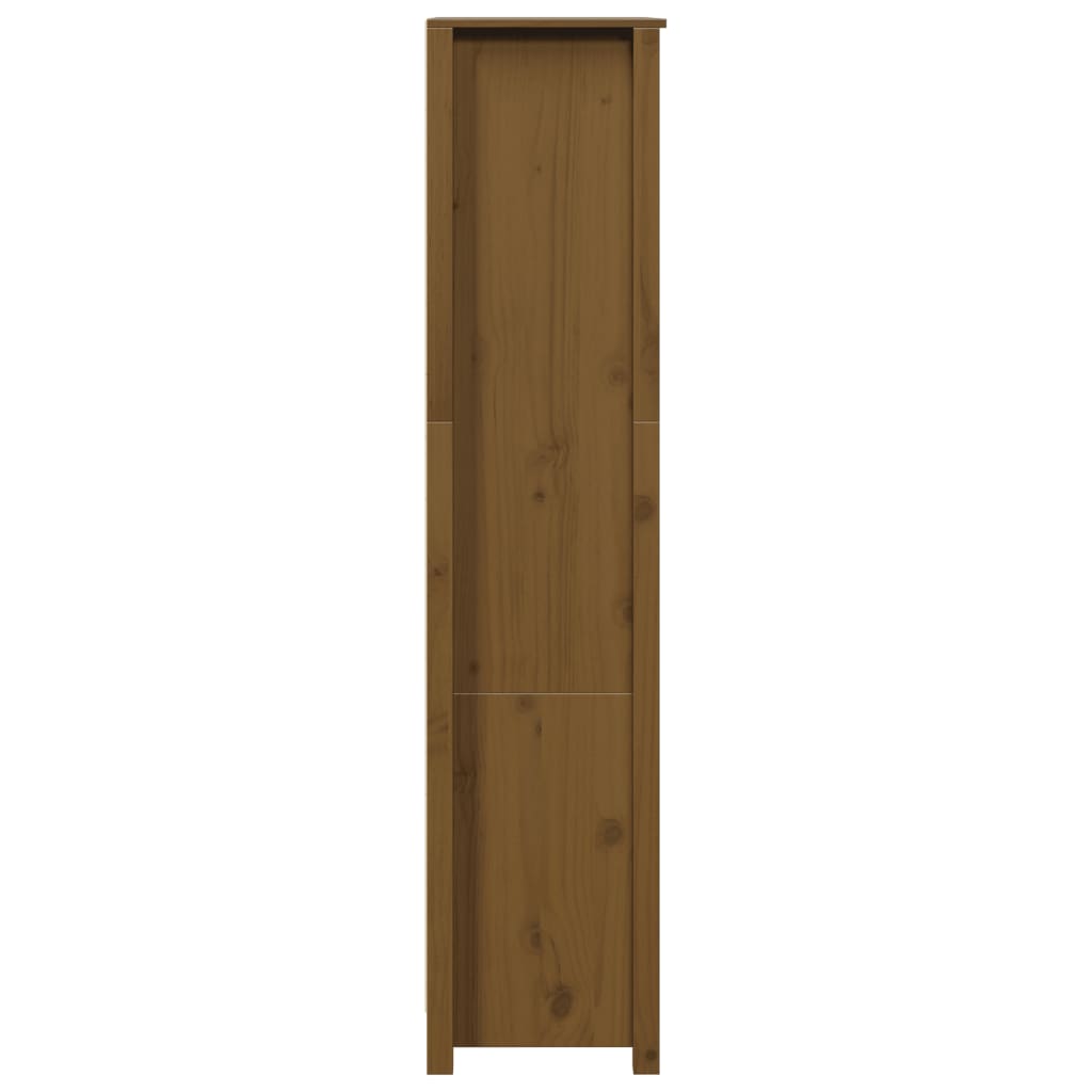 vidaXL Dulap înalt, maro miere, 80x35x154 cm, lemn masiv de pin