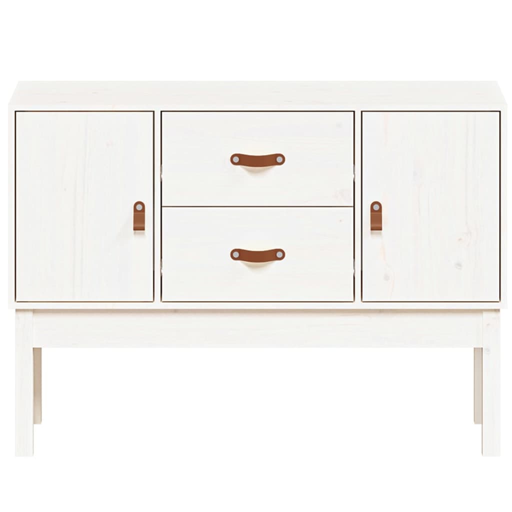 vidaXL Servantă, alb, 110x40x78 cm, lemn masiv de pin vidaXL Servantă, alb, 110x40x78 cm, lemn masiv de pin