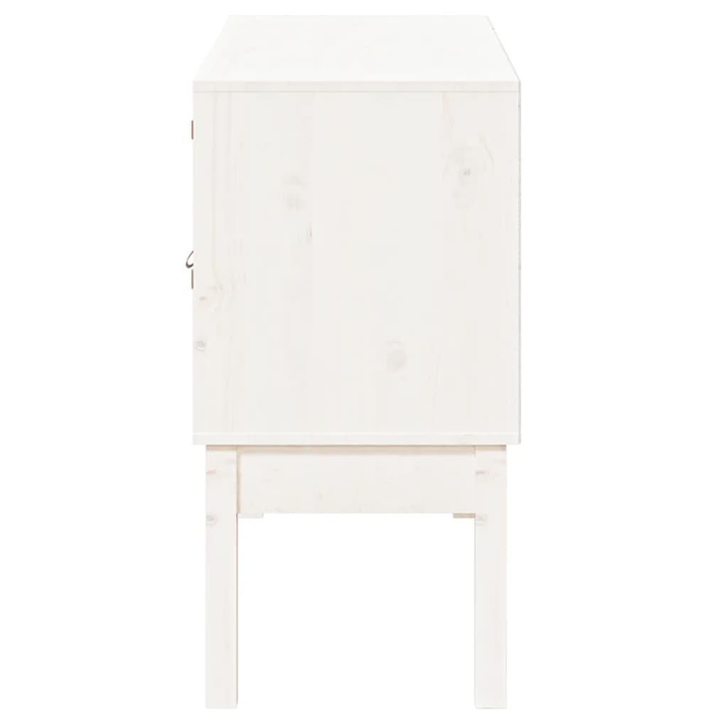 vidaXL Servantă, alb, 110x40x78 cm, lemn masiv de pin vidaXL Servantă, alb, 110x40x78 cm, lemn masiv de pin
