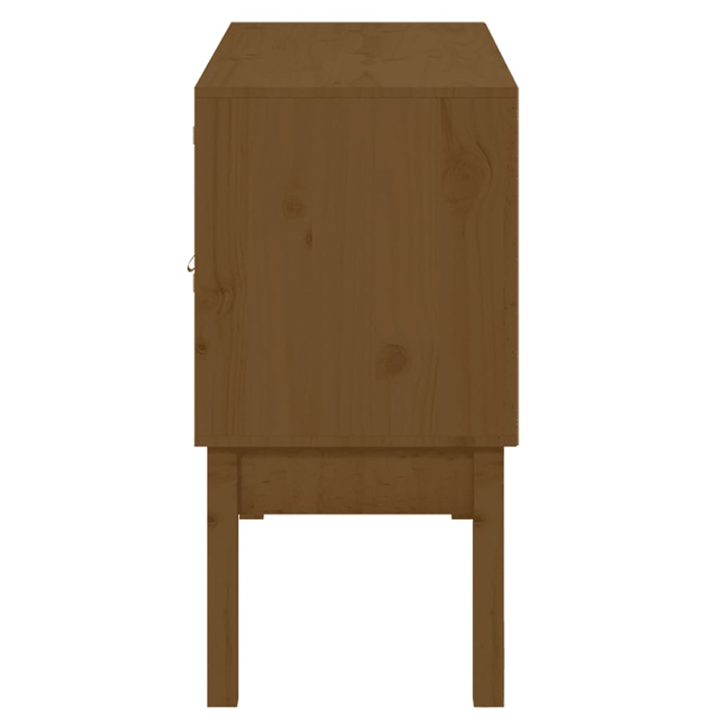 vidaXL Servantă, maro miere, 110x40x78 cm, lemn masiv de pin