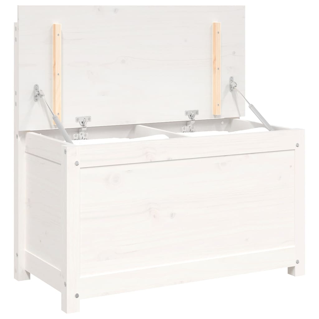 vidaXL Bancă, alb, 80x41x77 cm, lemn masiv de pin vidaXL Bancă, alb, 80x41x77 cm, lemn masiv de pin