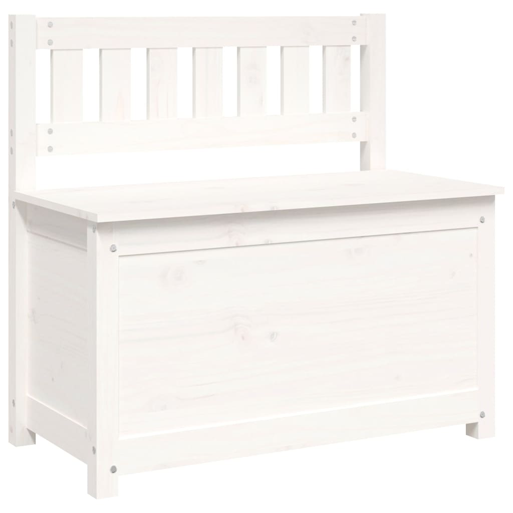 vidaXL Bancă, alb, 80x41x77 cm, lemn masiv de pin vidaXL Bancă, alb, 80x41x77 cm, lemn masiv de pin