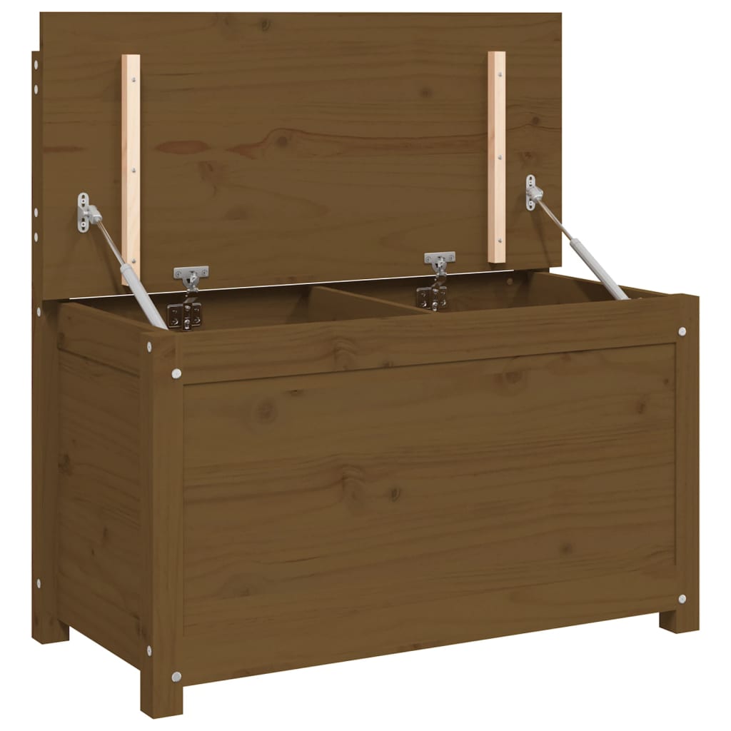 vidaXL Bancă, maro miere, 80x41x77 cm, lemn masiv de pin vidaXL Bancă, maro miere, 80x41x77 cm, lemn masiv de pin