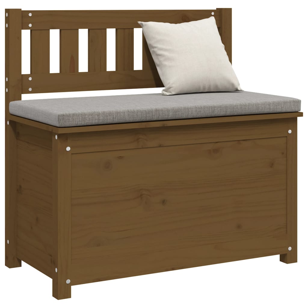 vidaXL Bancă, maro miere, 80x41x77 cm, lemn masiv de pin vidaXL Bancă, maro miere, 80x41x77 cm, lemn masiv de pin