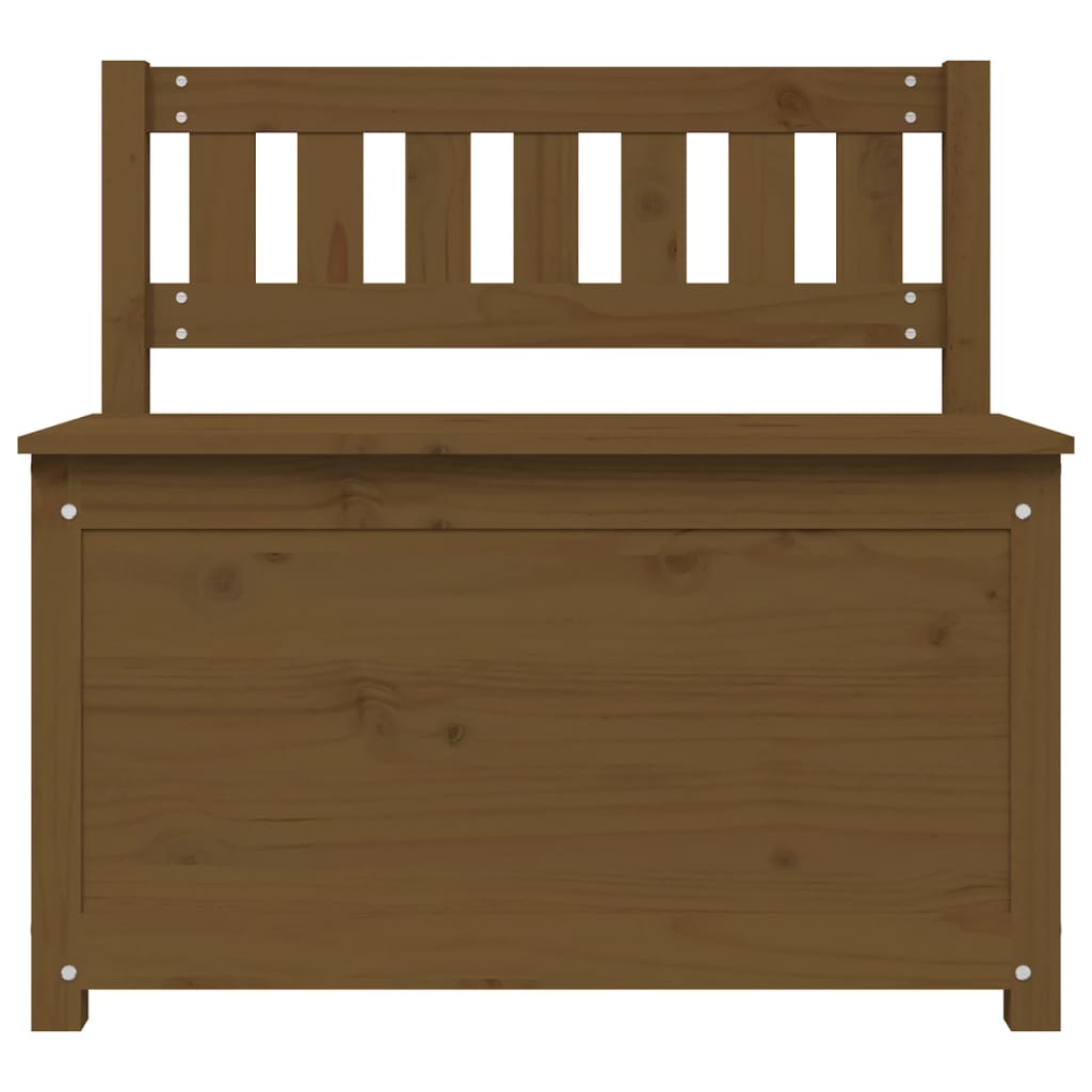 vidaXL Bancă, maro miere, 80x41x77 cm, lemn masiv de pin vidaXL Bancă, maro miere, 80x41x77 cm, lemn masiv de pin