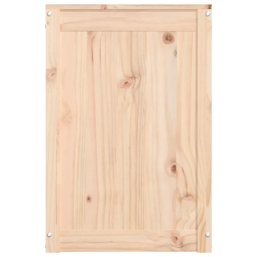 vidaXL Cutie de rufe, 44x44x66 cm, lemn masiv de pin vidaXL Cutie de rufe, 44x44x66 cm, lemn masiv de pin