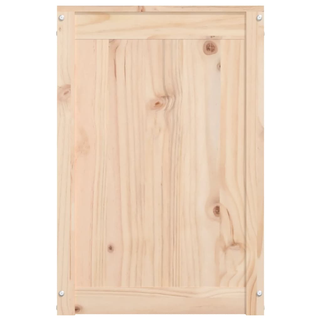 vidaXL Cutie de rufe, 88,5x44x66 cm, lemn masiv de pin vidaXL Cutie de rufe, 88,5x44x66 cm, lemn masiv de pin