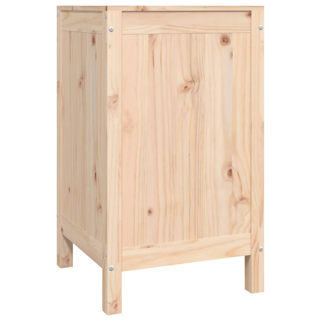 vidaXL Cutie de rufe, 44x44x76 cm, lemn masiv de pin vidaXL Cutie de rufe, 44x44x76 cm, lemn masiv de pin