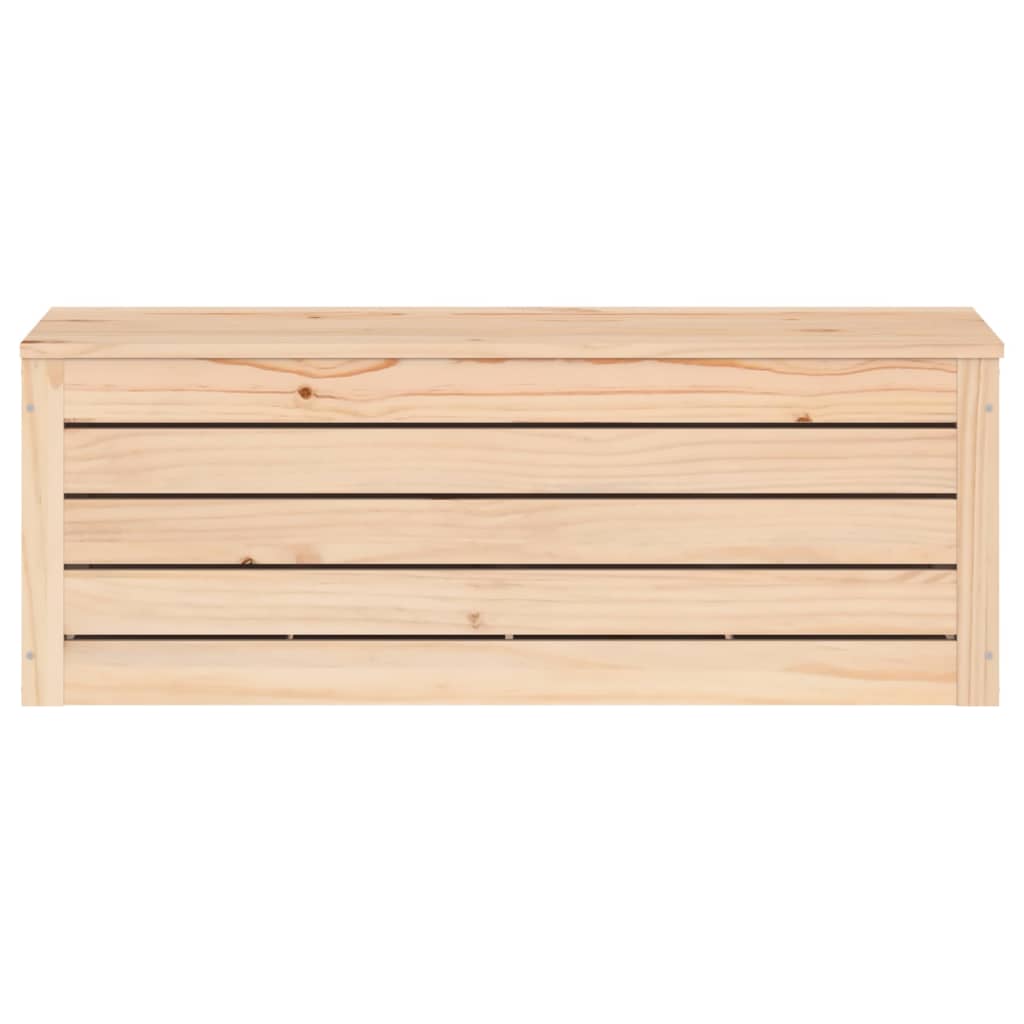 vidaXL Cutie de depozitare, 89x36,5x33 cm, lemn masiv de pin