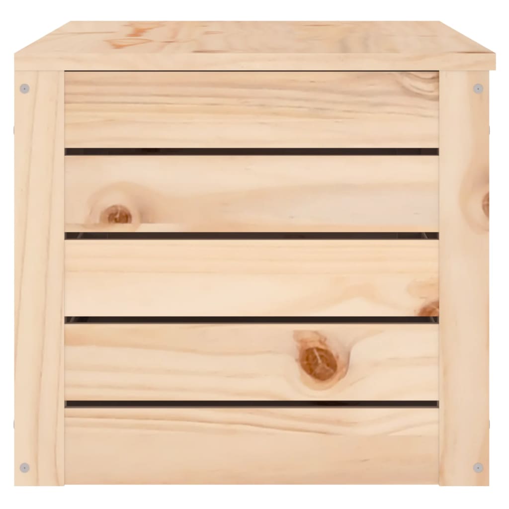 vidaXL Cutie de depozitare, 89x36,5x33 cm, lemn masiv de pin
