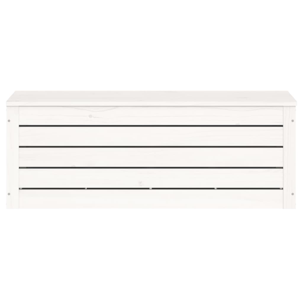 vidaXL Cutie de depozitare, alb, 89x36,5x33 cm, lemn masiv de pin vidaXL Cutie de depozitare, alb, 89x36,5x33 cm, lemn masiv de pin