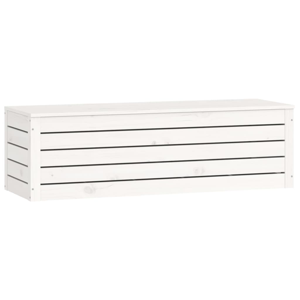 vidaXL Cutie de depozitare, alb, 109x36,5x33 cm, lemn masiv de pin vidaXL Cutie de depozitare, alb, 109x36,5x33 cm, lemn masiv de pin
