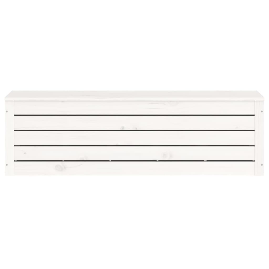vidaXL Cutie de depozitare, alb, 109x36,5x33 cm, lemn masiv de pin vidaXL Cutie de depozitare, alb, 109x36,5x33 cm, lemn masiv de pin