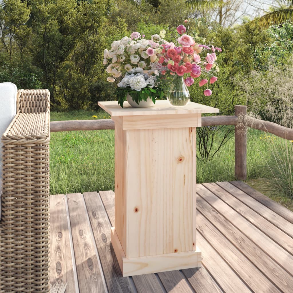 vidaXL Suport pentru flori, 40x40x60 cm, lemn masiv de pin vidaXL Suport pentru flori, 40x40x60 cm, lemn masiv de pin
