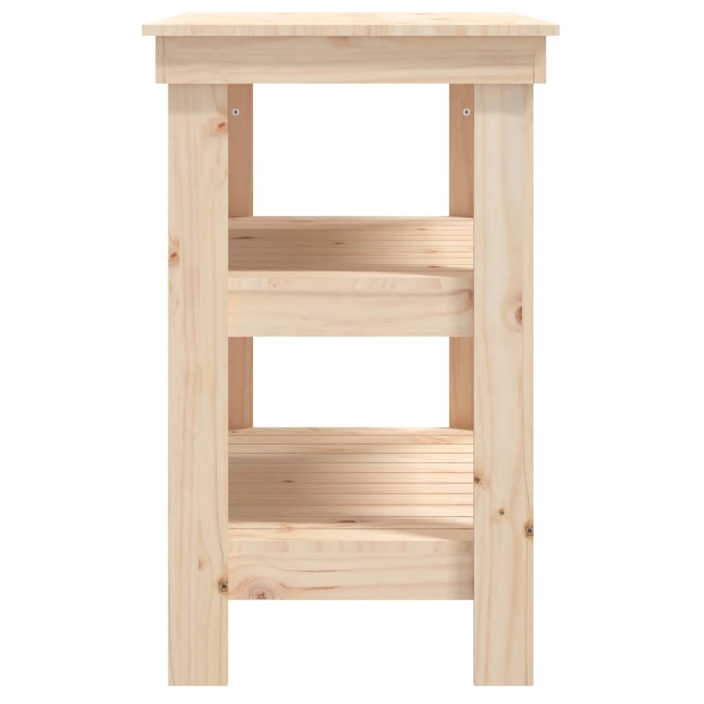 vidaXL Banc de lucru, 78,5x50x80 cm, lemn masiv pin vidaXL Banc de lucru, 78,5x50x80 cm, lemn masiv pin