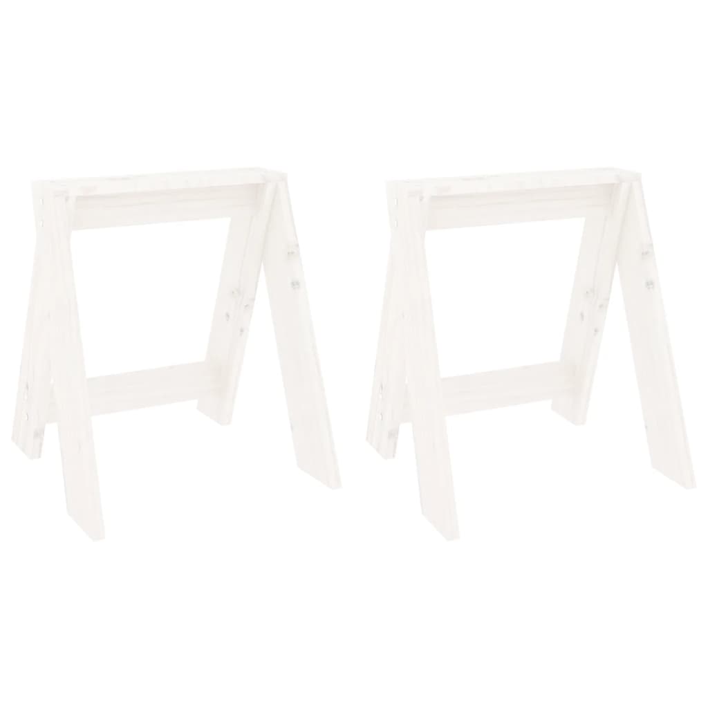 vidaXL Scaune, 2 buc., alb, 40x40x45 cm, lemn masiv de pin vidaXL Scaune, 2 buc., alb, 40x40x45 cm, lemn masiv de pin