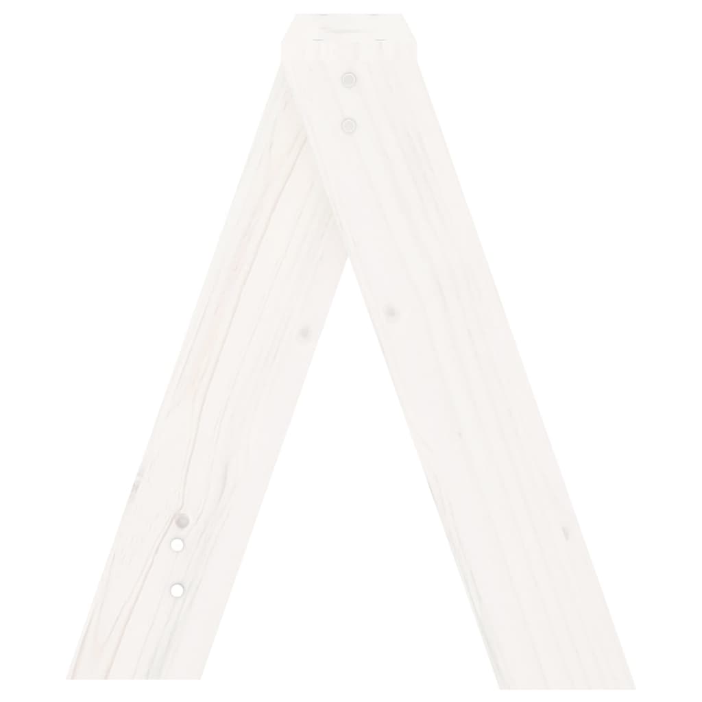 vidaXL Scaune, 2 buc., alb, 40x40x45 cm, lemn masiv de pin vidaXL Scaune, 2 buc., alb, 40x40x45 cm, lemn masiv de pin