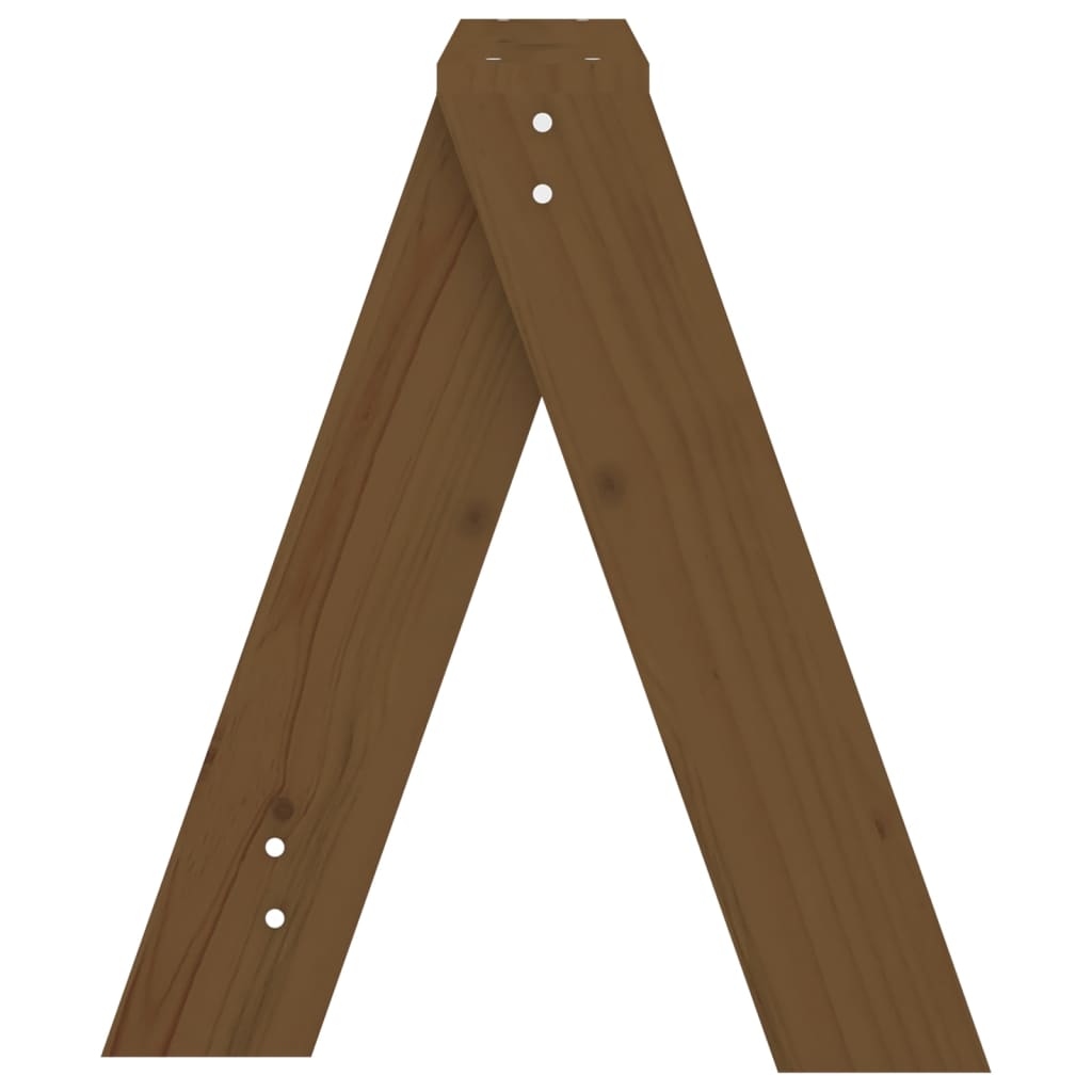 vidaXL Scaune, 2 buc., maro miere, 40x40x45 cm, lemn masiv de pin vidaXL Scaune, 2 buc., maro miere, 40x40x45 cm, lemn masiv de pin