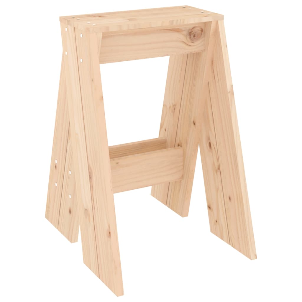 vidaXL Scaune, 2 buc., 40x40x60 cm, lemn masiv de pin