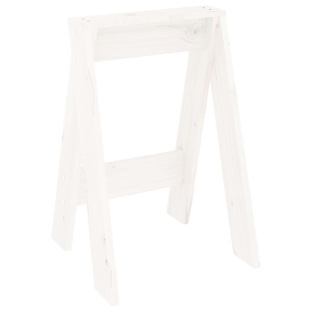 vidaXL Scaune, 2 buc., alb, 40x40x60 cm, lemn masiv de pin vidaXL Scaune, 2 buc., alb, 40x40x60 cm, lemn masiv de pin