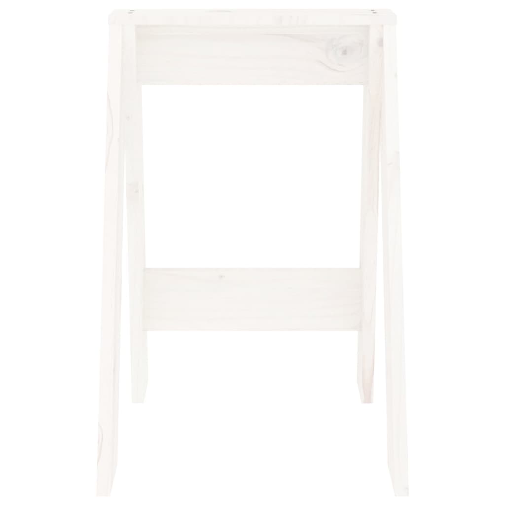 vidaXL Scaune, 2 buc., alb, 40x40x60 cm, lemn masiv de pin vidaXL Scaune, 2 buc., alb, 40x40x60 cm, lemn masiv de pin
