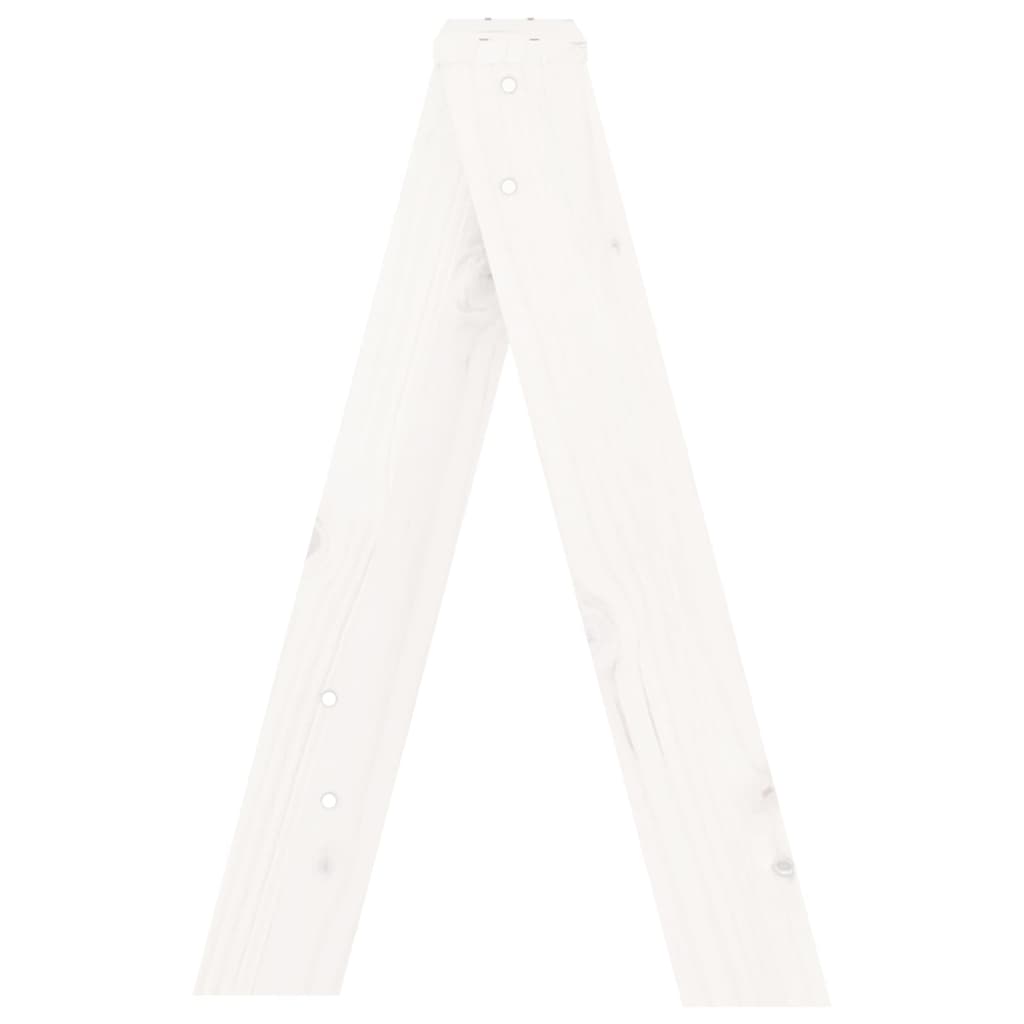 vidaXL Scaune, 2 buc., alb, 40x40x60 cm, lemn masiv de pin vidaXL Scaune, 2 buc., alb, 40x40x60 cm, lemn masiv de pin